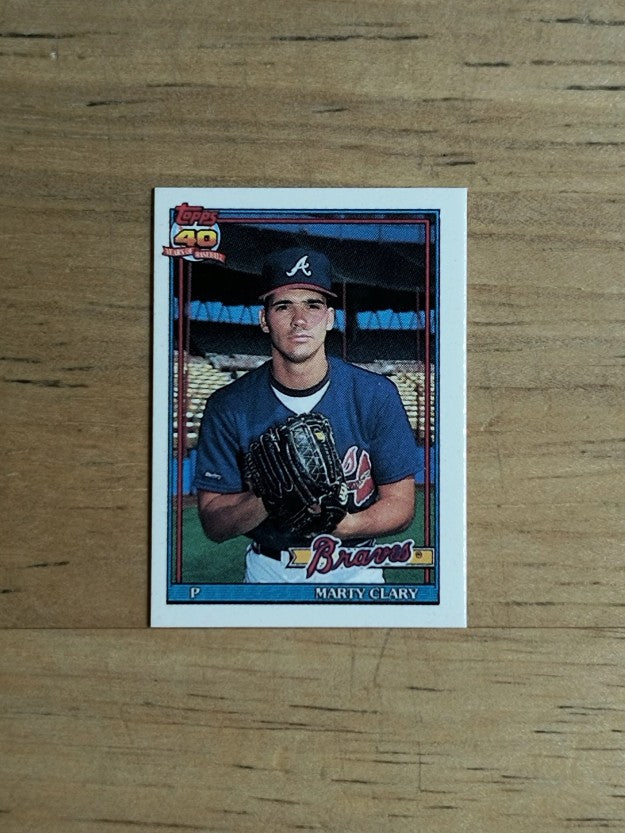 1991 Topps Micro #582 Marty Clary