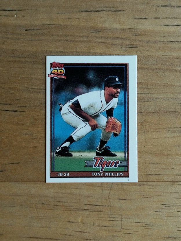 1991 Topps Micro #583 Tony Phillips