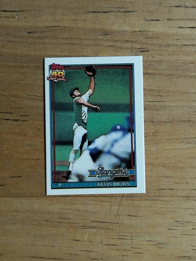 1991 Topps Micro #584 Kevin Brown