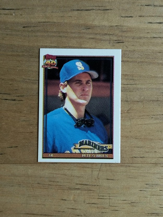 1991 Topps Micro #585 Pete O'Brien
