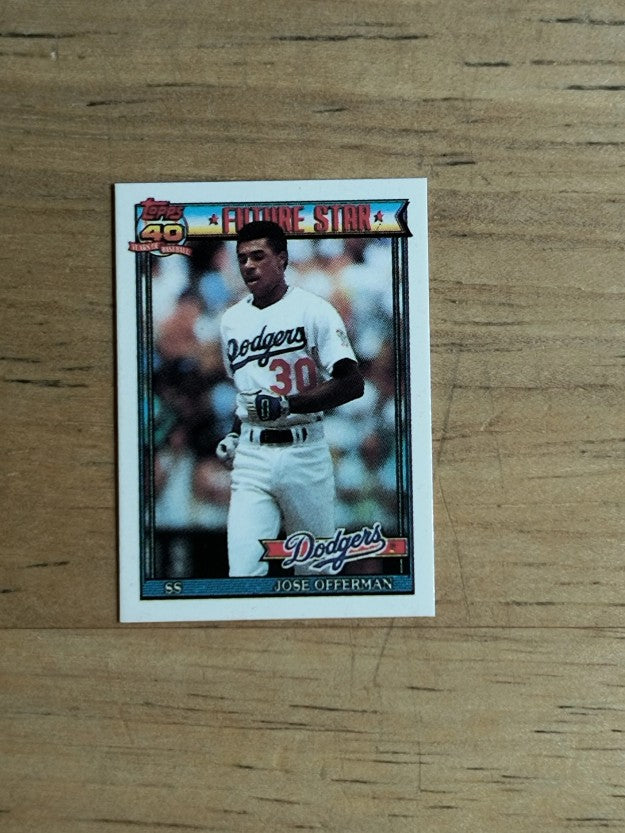 1991 Topps Micro #587 Jose Offerman