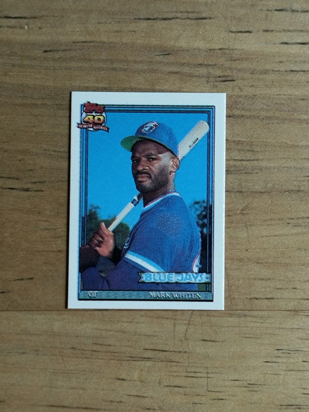 1991 Topps Micro #588 Mark Whiten FTC