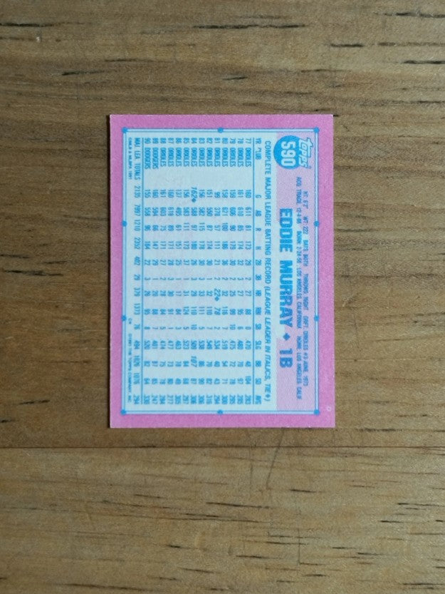 1991 Topps Micro #590 Eddie Murray