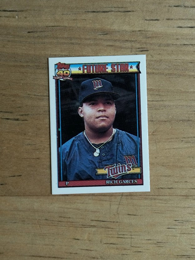 1991 Topps Micro #594 Rich Garces RC