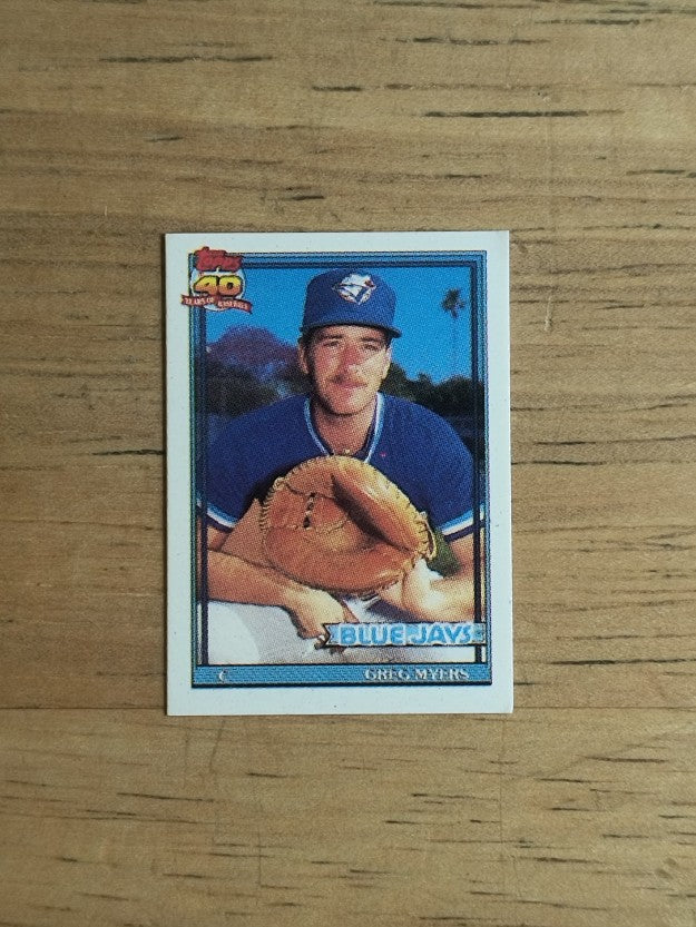 1991 Topps Micro #599 Greg Myers