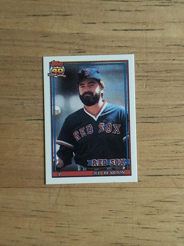 1991 Topps Micro #605 Jeff Reardon