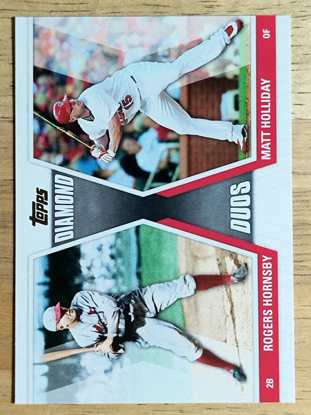 2011 Topps Diamond Duos #HHO Rogers Hornsby/Matt Holliday