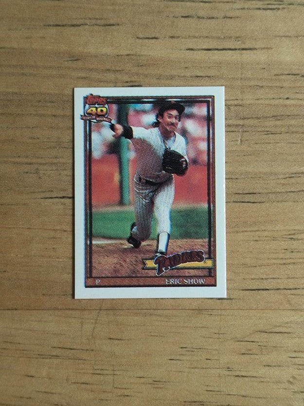 1991 Topps Micro #613 Eric Show