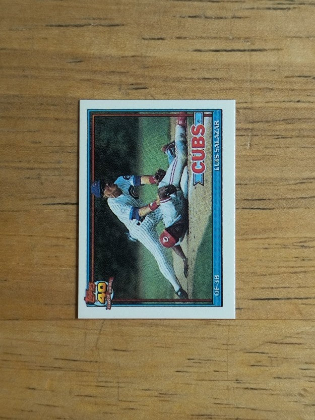 1991 Topps Micro #614 Luis Salazar