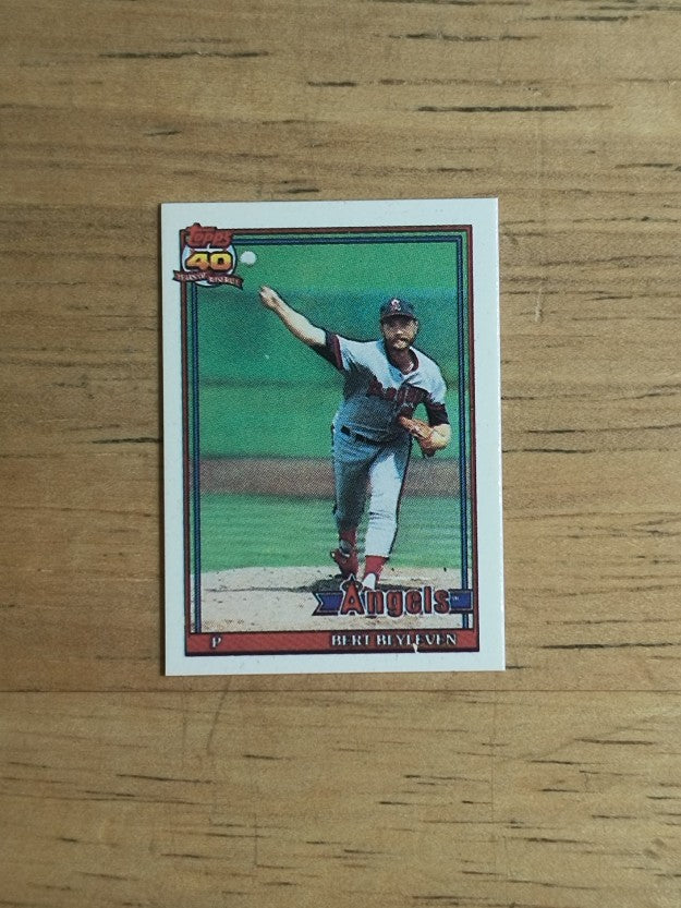 1991 Topps Micro #615 Bert Blyleven