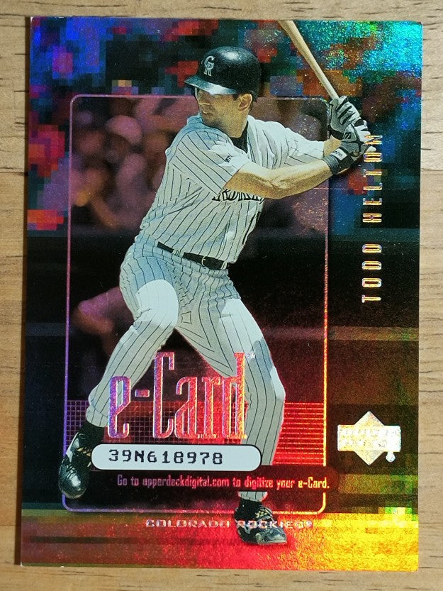 2001 Upper Deck e-Card #E4 Todd Helton