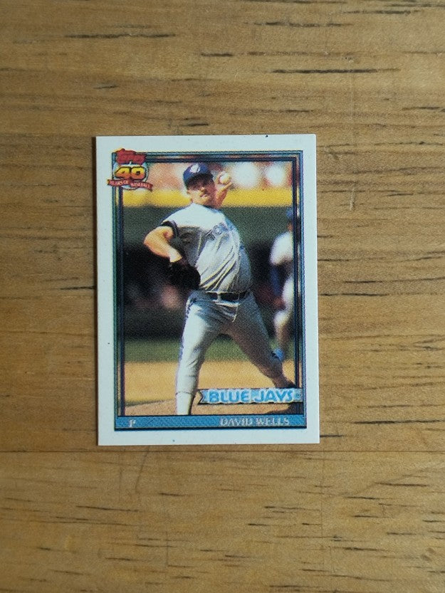 1991 Topps Micro #619 David Wells
