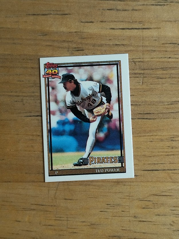 1991 Topps Micro #621 Ted Power