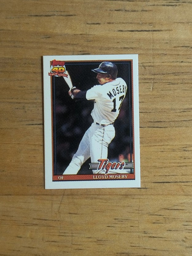 1991 Topps Micro #632 Lloyd Moseby