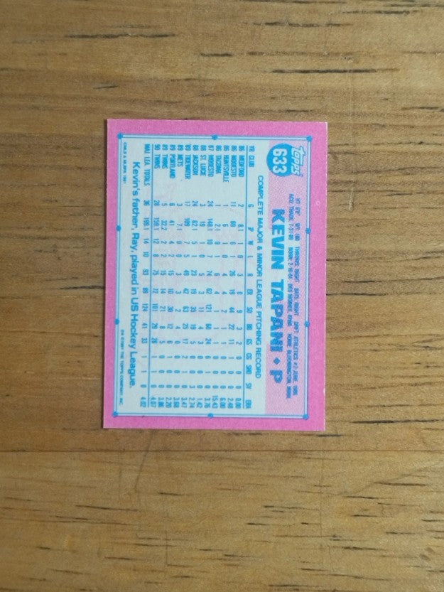 1991 Topps Micro #633 Kevin Tapani