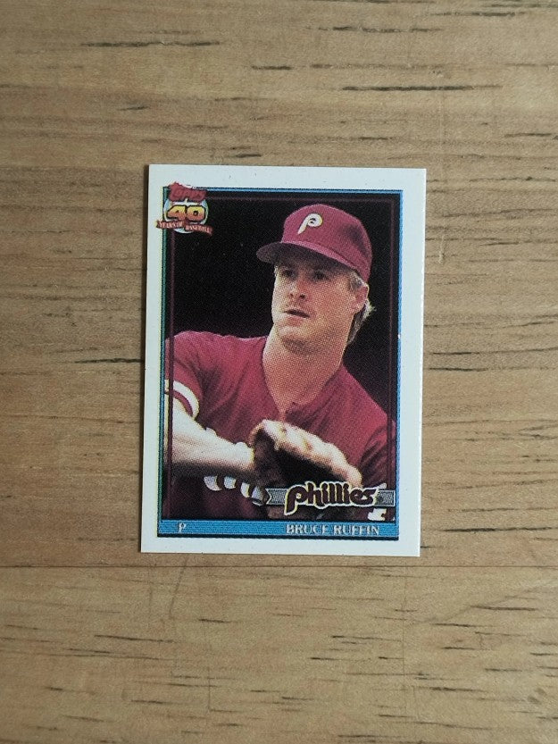 1991 Topps Micro #637 Bruce Ruffin