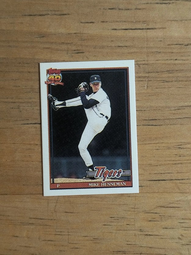 1991 Topps Micro #641 Mike Henneman