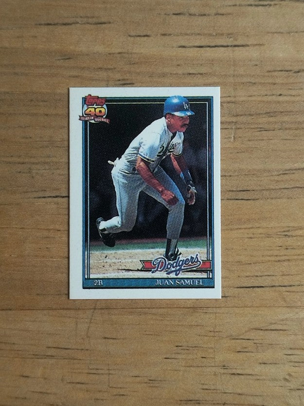 1991 Topps Micro #645 Juan Samuel