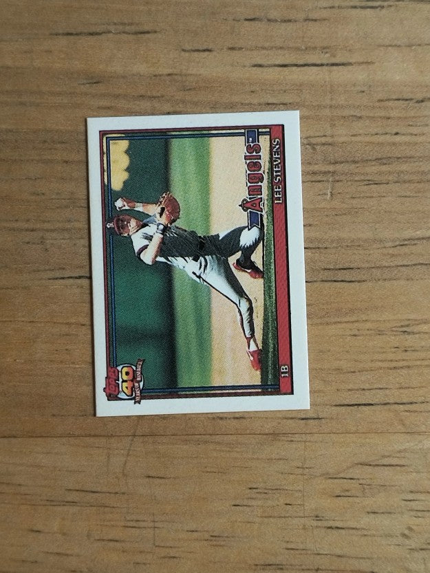 1991 Topps Micro #648 Lee Stevens