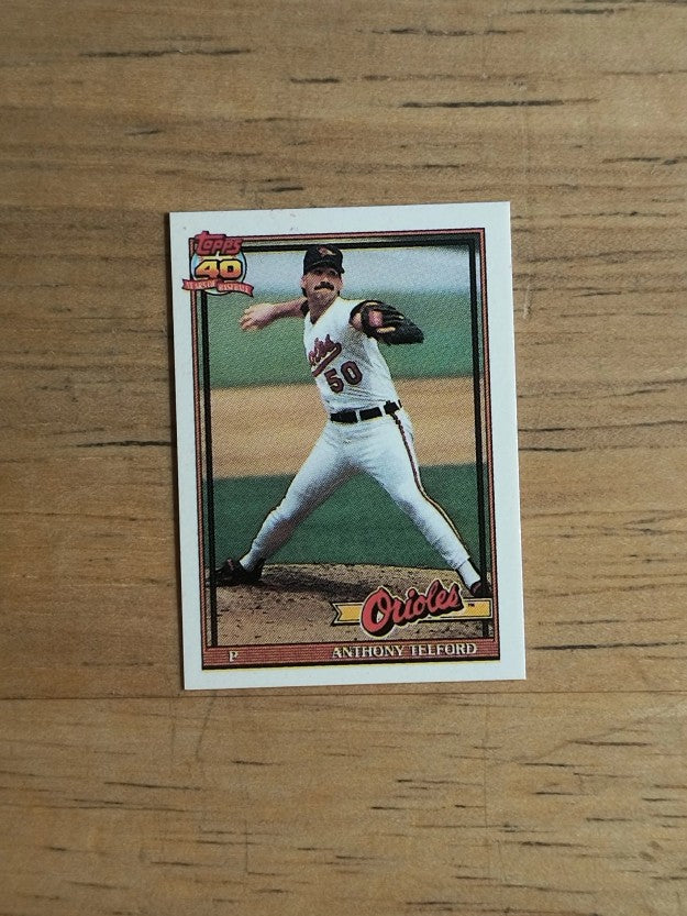 1991 Topps Micro #653 Anthony Telford