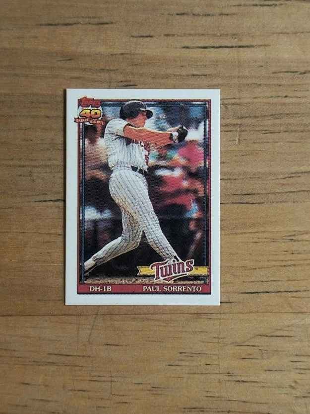 1991 Topps Micro #654 Paul Sorrento