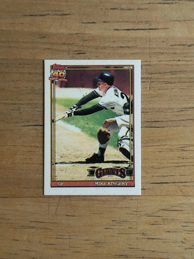 1991 Topps Micro #657 Mike Kingery