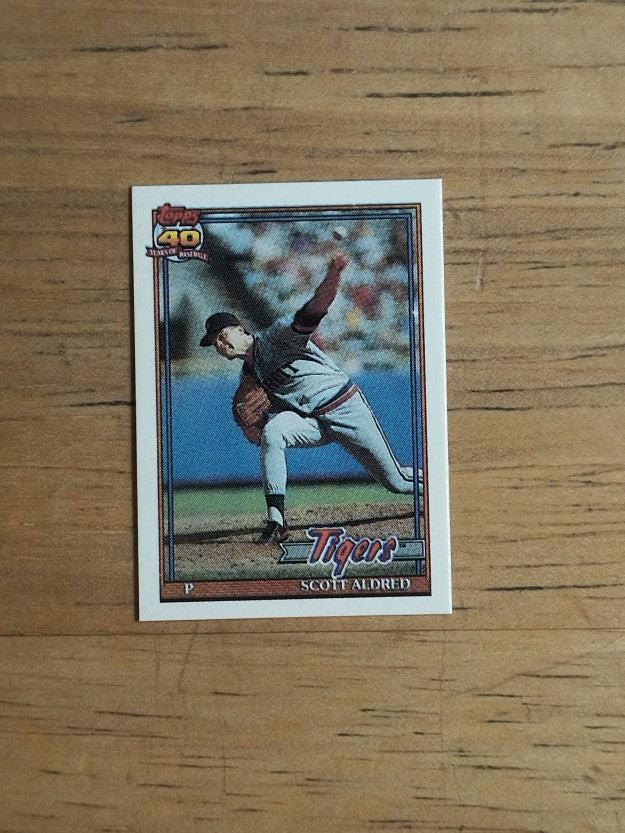 1991 Topps Micro #658 Scott Aldred