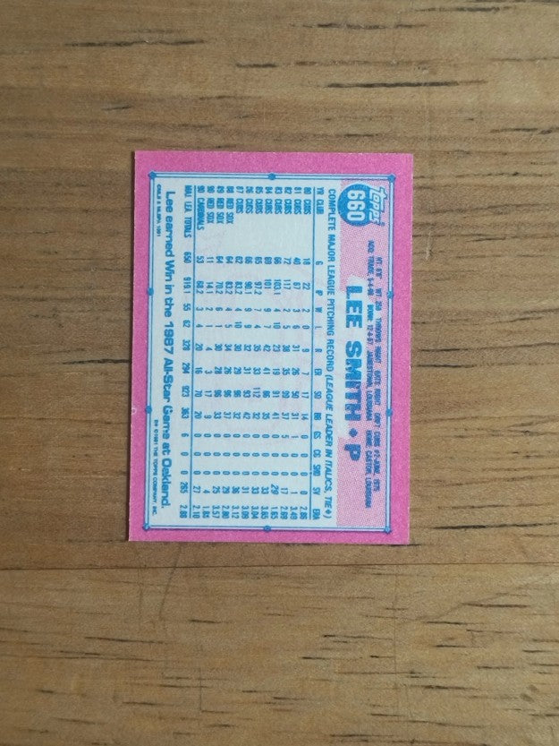 1991 Topps Micro #660 Lee Smith