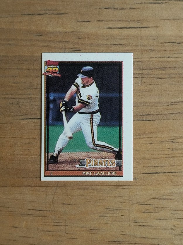 1991 Topps Micro #665 Mike LaValliere