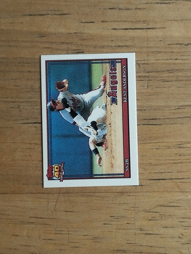 1991 Topps Micro #667 Kent Anderson
