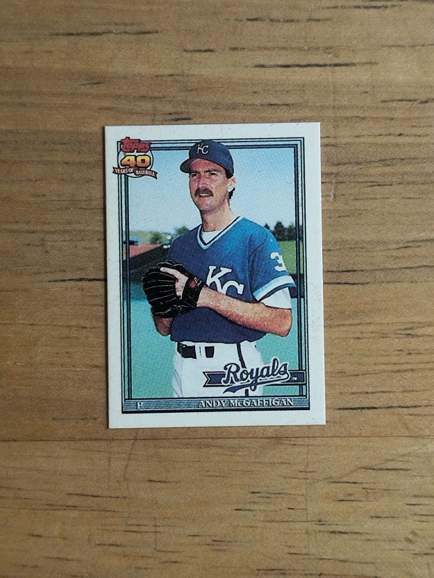 1991 Topps Micro #671 Andy McGaffigan