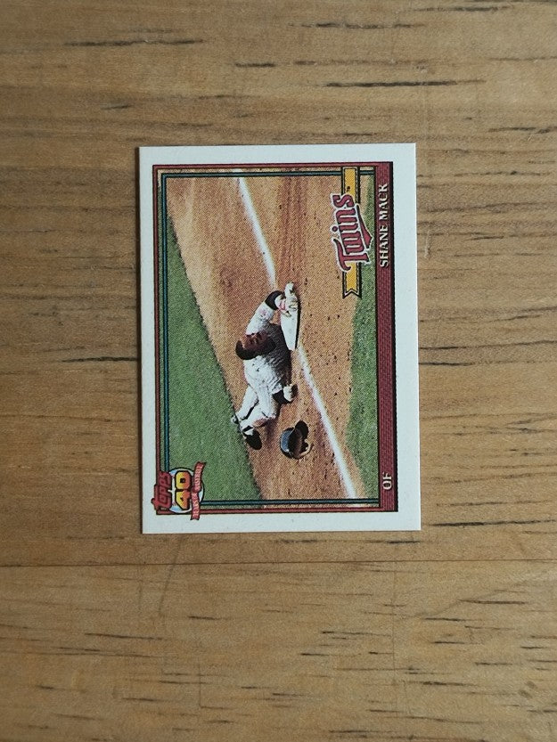 1991 Topps Micro #672 Shane Mack