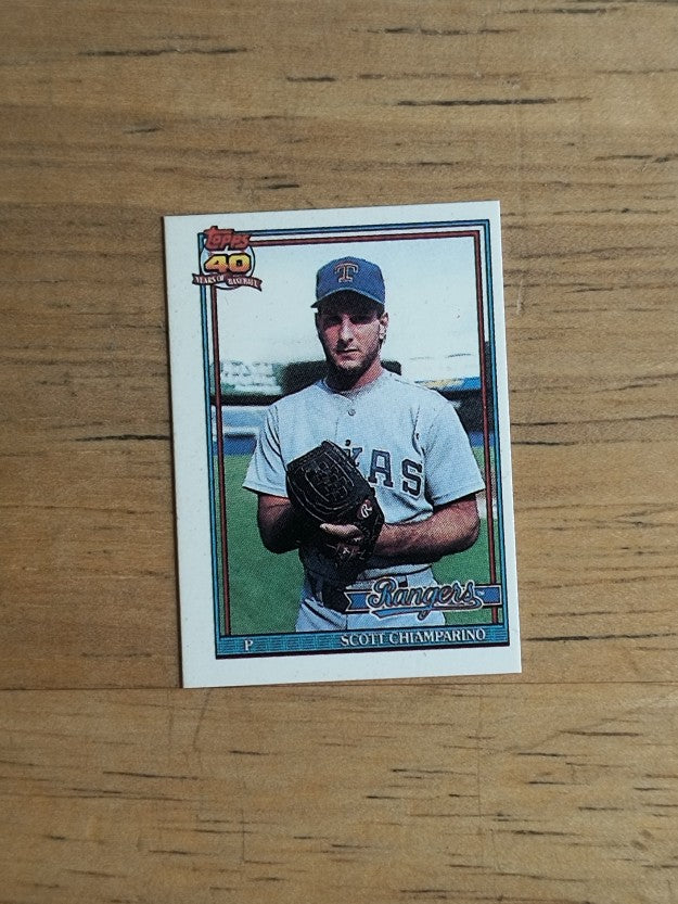 1991 Topps Micro #676 Scott Chiamparino