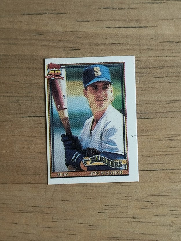 1991 Topps Micro #681 Jeff Schaefer