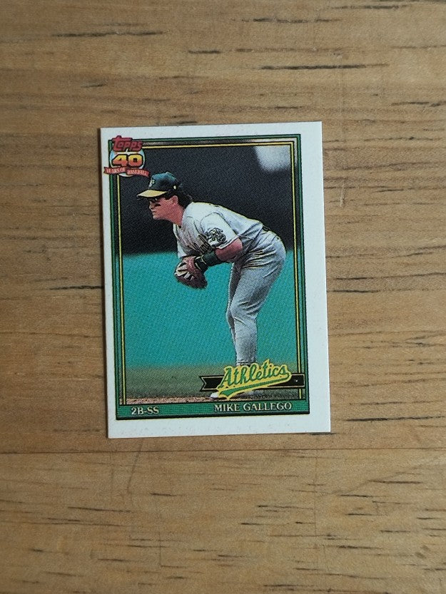 1991 Topps Micro #686 Mike Gallego