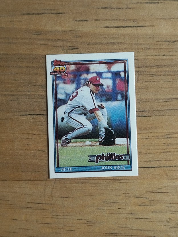 1991 Topps Micro #689 John Kruk