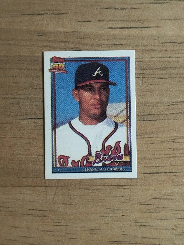 1991 Topps Micro #693 Francisco Cabrera
