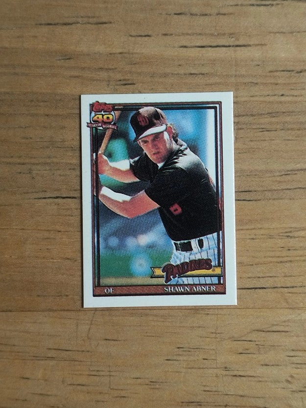 1991 Topps Micro #697 Shawn Abner