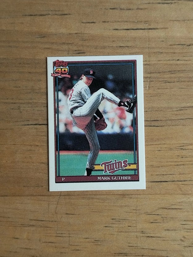 1991 Topps Micro #698 Mark Guthrie