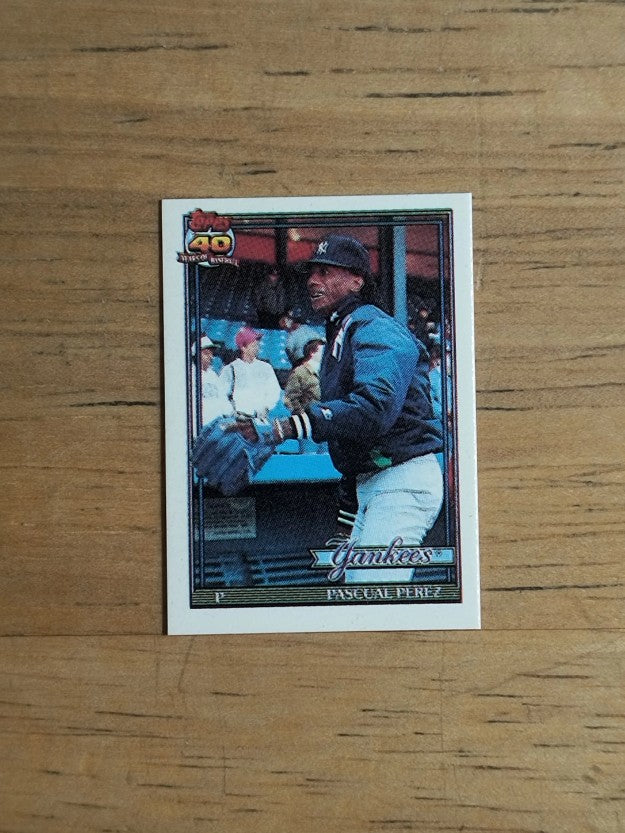 1991 Topps Micro #701 Pascual Perez