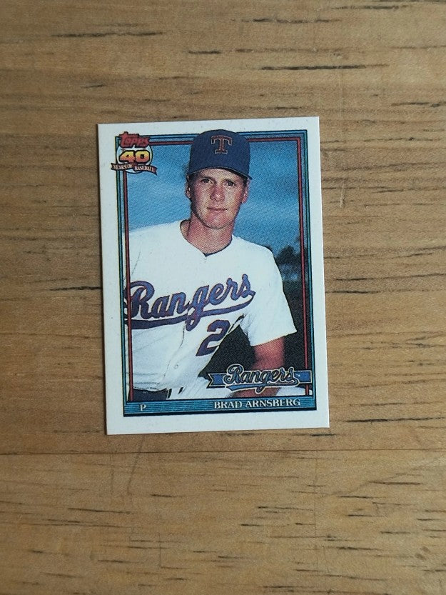 1991 Topps Micro #706 Brad Arnsberg