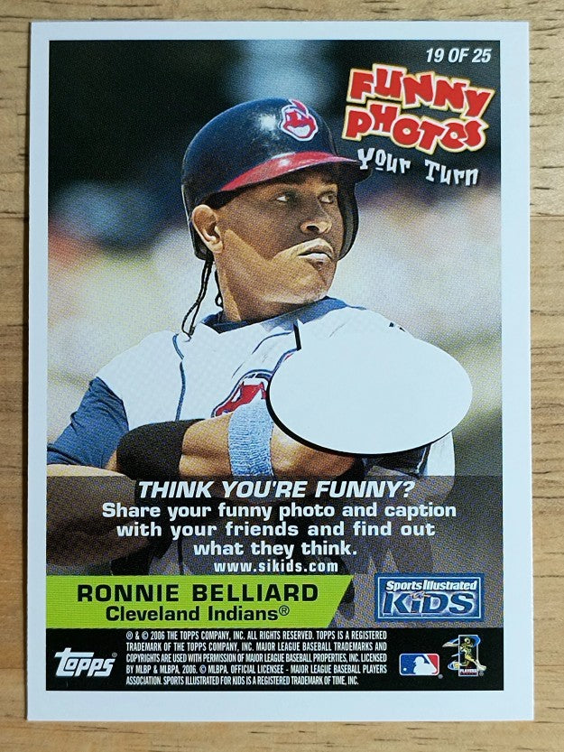2006 Topps Opening Day Sports Illustrated For Kids Manny Ramirez/Ronnie Belliard