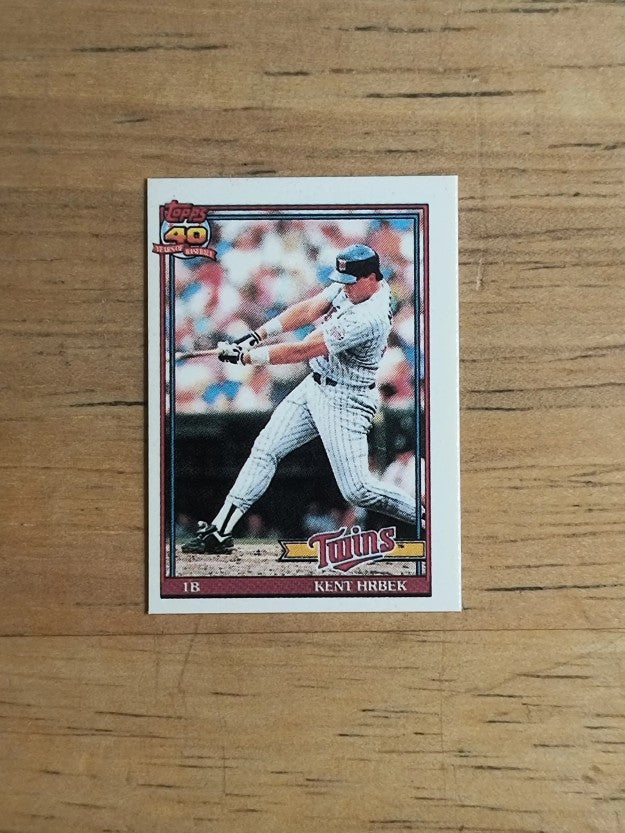 1991 Topps Micro #710 Kent Hrbek