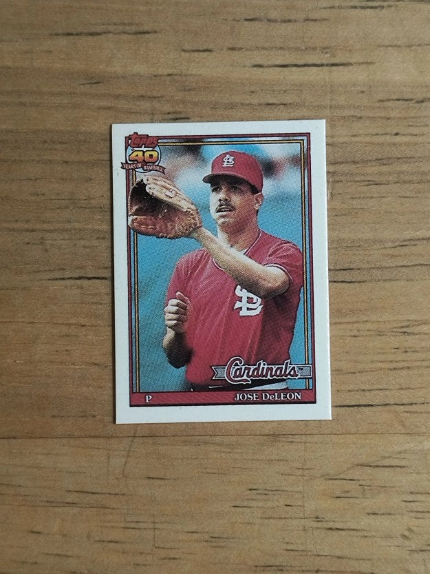1991 Topps Micro #711 Jose DeLeon