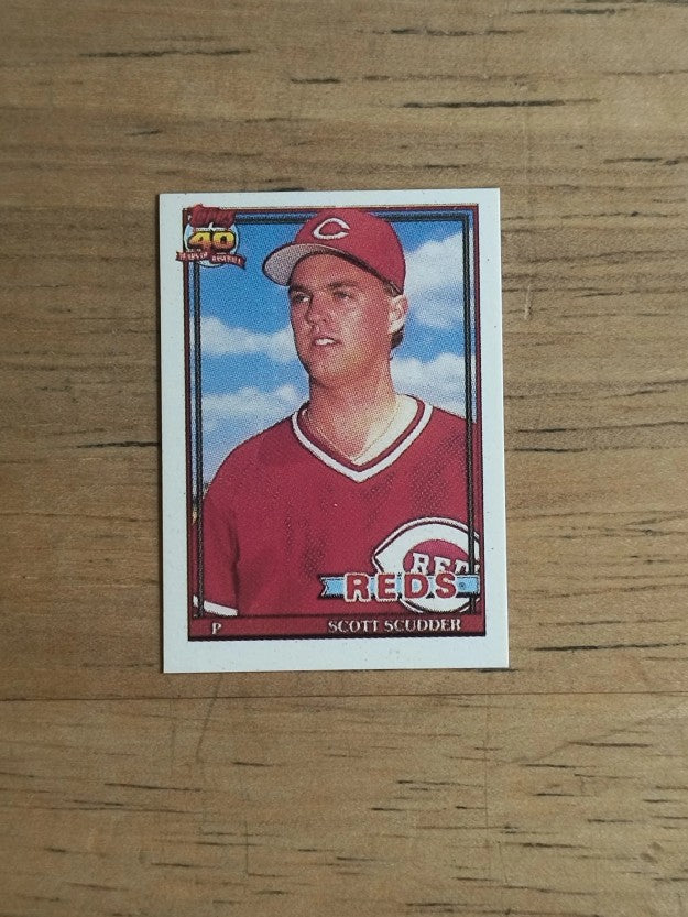 1991 Topps Micro #713 Scott Scudder