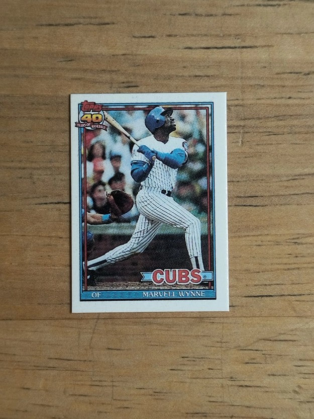 1991 Topps Micro #714 Marvell Wynne
