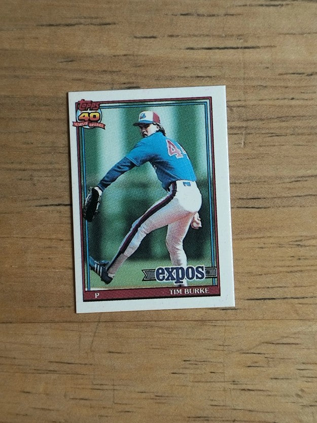 1991 Topps Micro #715 Tim Burke