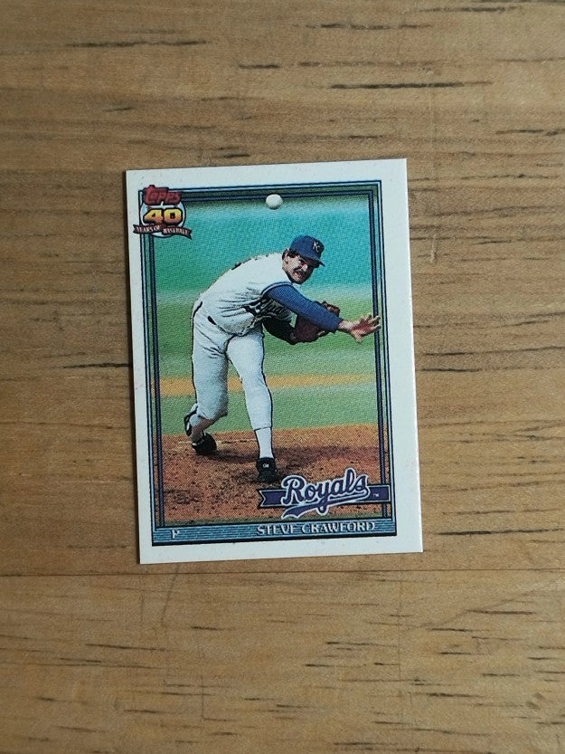 1991 Topps Micro #718 Steve Crawford