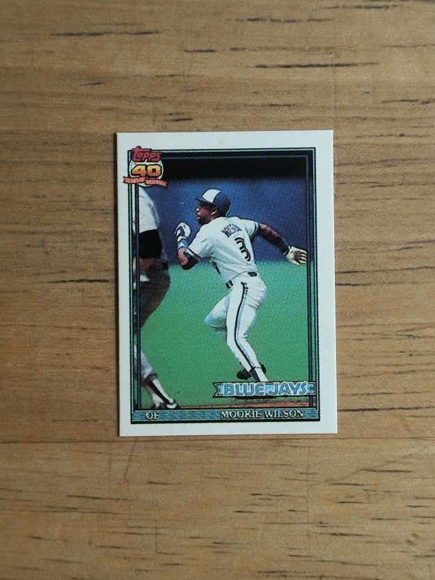 1991 Topps Micro #727 Mookie Wilson