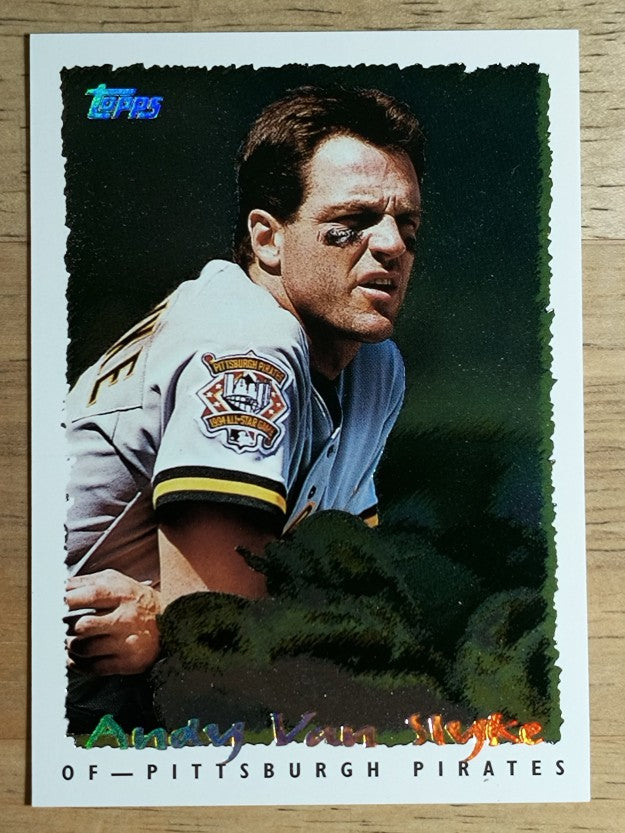 1995 Topps Cyberstats #141 Andy Van Slyke